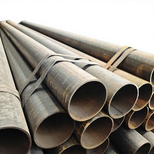 Tuyau soudé en acier au carbone laminé à chaud ERW, épaisseur 2-6 mm, tube rond 6-150 mm, API pour structure en acier <span class=keywords><strong>de</strong></span> construction, service <span class=keywords><strong>de</strong></span> découpe - Product Image 1