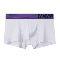 Boxer pour hommes en pur coton avec logo personnalisé du fabricant OEM Culotte en tissu tricoté respirant imprimé Échantillon gratuit disponible