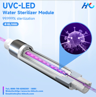 Module de désinfection de l'eau INEEST UVC LED HC-MKDCY-6 4-6LPM pour la maison, le bureau, le camping-car, la voiture, l'extérieur, faible consommation, traitement de l'eau