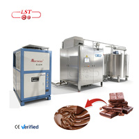 Machine à tempérer le chocolat automatique LST à fonctionnement continu avec écran tactile en acier inoxydable, alimentation par prise, garantie 1 an