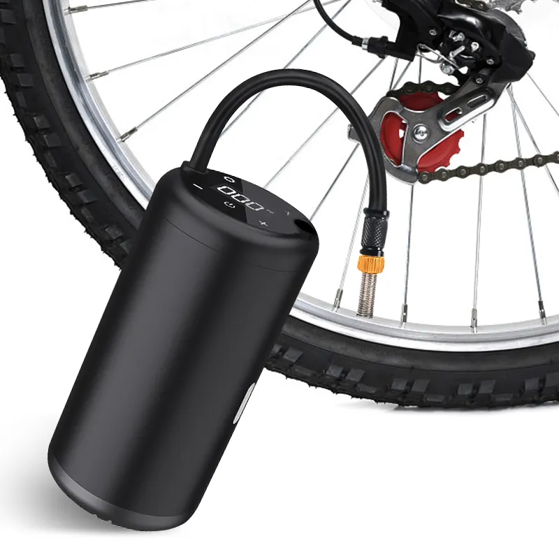 Tire inflator wireless bicycle bike digital mini electric portable car air pump,air compressor 12v tire inflators with led light
