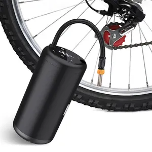 Gonfiatore per pneumatici wireless bike bike mini pompa elettrica portatile per auto digitale, compressore d'aria 12v gonfiatori per pneumatici con luce a led