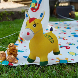 Jouets gonflables pour enfants en PVC bon marché personnalisés, vache, animal, certifié EN71, conforme à la norme CE, 62x49x27cm - Product Image 4
