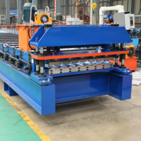 Venta Directa de Fábrica de Máquina Formadora de Rollos de Tejas Metálicas de Una Sola Capa Personalizada y Máquina de Fabricación de Placas de Acero para Techos