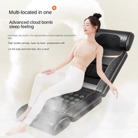 Matelas de massage thaïlandais Shiatsu COSMO de haute qualité avec chauffage électrique, vibrations, massage à air, cuir PU, massage aux pierres et contrôle de la minuterie