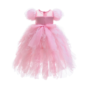 Robe en tulle rose pour filles, costume de princesse pour Halloween, fête <span class=keywords><strong>d</strong></span>'anniversaire, robe <span class=keywords><strong>d</strong></span>'été pour enfants, tenue pour tous les jours - Product Image 3