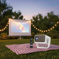 Projecteur 4K Android 14 P20GTV Google TV directement de l'usine, 500 ANSI Lumens, mise au point automatique, courte focale, vidéo, home cinéma