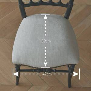 Nhà thiết kế giữa thế kỷ ghế ăn gỗ rắn tựa lưng sáng tạo cho gia đình giường giải trí cổ điển ăn sáng quán cà phê nghệ thuật CH sử dụng không khí - Product Image 3