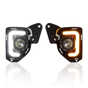 Nueva Luz Antiniebla Wenye para HIACE DRL 2019-2020, Lámpara de Circulación Diurna Personalizada LED Amarilla Blanca 12V - Product Image 1