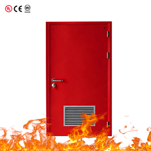 <span class=keywords><strong>Porte</strong></span> coupe-feu en acier 60/90/120/180 minutes, cadre métallique creux, portes commerciales homologuées UL, fermeture automatique avec dispositif anti-panique - Product Image 6