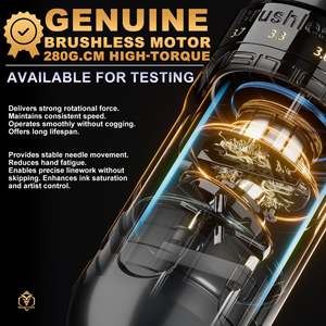 <span class=keywords><strong>Ambition</strong></span> <span class=keywords><strong>Ninja</strong></span> Max 280 Motor sin escobillas 2,4-4,5mm carrera ajustable máquina de tatuaje inalámbrica profesional pluma para artistas arte corporal - Product Image 2