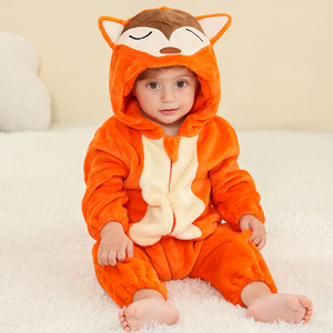 MICHLEY inverno vestiti bambino ragazze flanella animale Babi tuta neonato ragazzi abbigliamento inverno all'ingrosso tutine bambino - Product Image 2