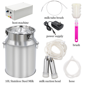 Portable 10L Operated Battery Rechargeable Single Cattle Cow <strong>Milking</strong> <strong>Machine</strong> With Pulsating Speed Adjustable for Poultry Animal - Product Image 2