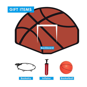 Zoshine Soft Foam Basketball <strong>Hoop</strong> for Outdoor Recreation with Trampoline Net <strong>Exercise</strong> and Play Central - Product Image 2