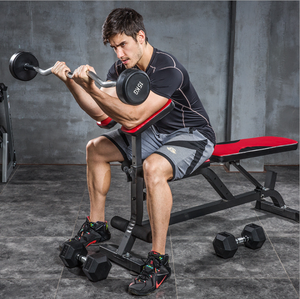 Équipement de fitness de haute qualité, équipement d'haltérophilie, haltère à tête ronde en caoutchouc, barre d'haltères incurvés - Product Image 6