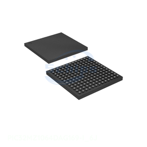 Componente de Chips Electrónicos de Canal del Fabricante PIC32MZ1064DAG169-I_6J 169 LFBGA Integrado - Product Image 1