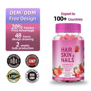 Gomitas de Belleza Naturales con Certificación Halal, para Adultos, Colágeno, Aptas para Recién Nacidos, <span class=keywords><strong>Piel</strong></span> Radiante, <span class=keywords><strong>Uñas</strong></span> Fuertes <span class=keywords><strong>y</strong></span> Brillantes - Product Image 2
