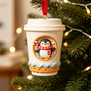 Ornement <span class=keywords><strong>de</strong></span> Noël <span class=keywords><strong>en</strong></span> résine <span class=keywords><strong>en</strong></span> forme <span class=keywords><strong>de</strong></span> tasse à café, chien chiot <span class=keywords><strong>en</strong></span> relief 3D, décoration suspendue pour sapin <span class=keywords><strong>de</strong></span> Noël, souvenir <span class=keywords><strong>de</strong></span> vacances mignon sur le thème des animaux <span class=keywords><strong>de</strong></span> compagnie - Product Image 3