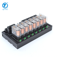 Relais enfichable QMY434 1C 10A 250VAC avec contact en alliage d'argent, module de relais haute puissance pour panneau de relais automobile