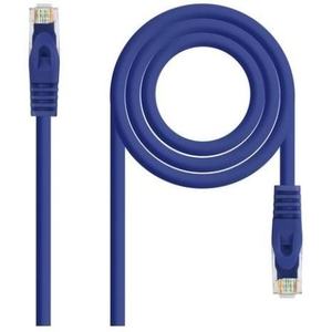 Cable de red UTP Cat.6A LSZH AWG24, 2.0m, color azul, ideal para conexiones de alta velocidad y entornos sensibles al fuego. - Product Image 1