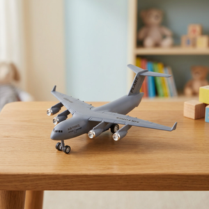 Avion de transport de l'armée de l'air, modèle de jouet en métal moulé sous pression 1:144, pour enfants de 8 à 13 ans, avion télécommandé unisexe - Product Image 3