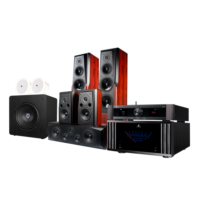 Tonewinner 5.1.2 Home Theater System Channels Audio System for Cinema with 3D Surround Sound