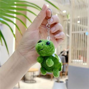 Cute Mini <b>Anime</b> Design Cartoon Turtle <b>Plush</b> Die-Cut Light Keychain Eco-Friendly 3D Shape Stuffed Animal Toy for Earth Day - Product Image 4