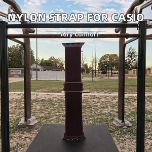 Bracelet de montre intelligente en toile de nylon blanche pour <span class=keywords><strong>Casio</strong></span> GA110 DW5600 5610 <span class=keywords><strong>6900</strong></span>, boucle en alliage respirante, installation facile, tissu tissé - Product Image 2