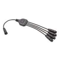 Faisceau de câbles de séparateur Y de haute qualité 2 3 4 5 broches sortie de câble d'alimentation parallèle connecteur étanche IP68