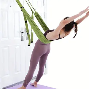 Individuelles Logo Yoga-Gürtel Gürtel Beinbreiter für erhöhte Flexibilität, Schaukel-Hammock-Rechnband