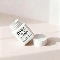 Flacon carré en plastique PET pour médicaments, capsules, suppléments vitaminiques, pilules, contenants pharmaceutiques, 30 ml, 50 ml, 60 ml, 100 ml