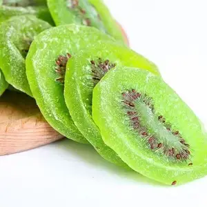 Factory wholesale green colour dried kiwi slices