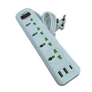 Universal hole position multi-function switch plug socket with wire