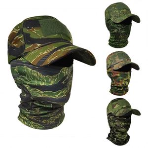 2PCS Outdoor Dustproof Scarf Integrated Hat Camouflage Breathable Suitable for Sports Fishing, <b>Hiking</b>, Outdoor Sun protection - Product Image 2