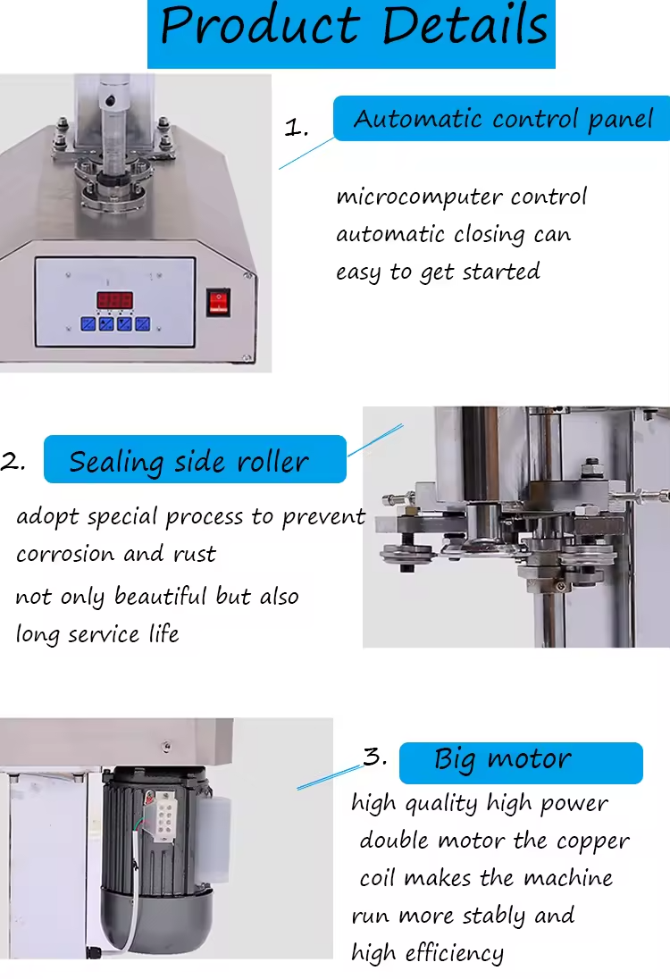 automatic sealing machine cans