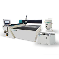 Machine de découpe à jet d'eau ultra haute pression 60000 Psi, robot de découpe à jet d'eau pour marbre, verre et carrelage, 5 axes