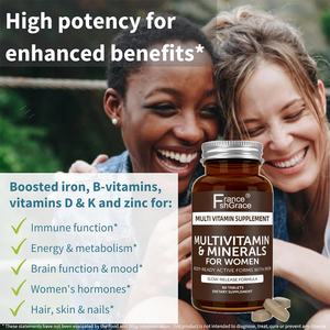 Suplemento Multivitamínico de Alta Potencia para Mujeres, Apoya la Función Inmunológica, 60 Tabletas - Product Image 6