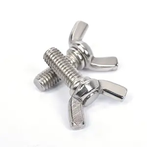 M6/M8/M10 DIN316 Butterfly Bolt Wing Bolt Set Wing Nuts Claw Screw Thumbscrew Stainless Steel