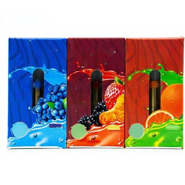 Empty Disposable 0.5ml 1ml Childproof Paper Box with Foam Insert CMYK Color Custom Printing Child Resistant Cartridge Packaging