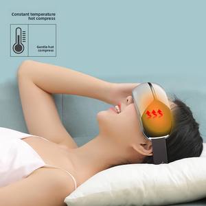 Massageador ocular inteligente com óculos de massagem vibratória multi-condutora quente e fria com música Bluetooth. - Product Image 3