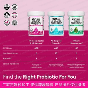 गर्म बिक्री निजी लेबल पाचन स्वास्थ्य प्रोबायोटिक कैप्सूल के लिए जैविक प्रीबायोटिक्स प्रोबायोटिक कैप्सूल - Product Image 2