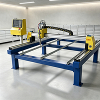Machine de découpe CNC à flamme et plasma combinée détachable pour le traitement flexible des métaux
