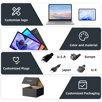 Tablette PC 2 en 1 Intel 13 pouces ultra-fine, toute nouvelle, avec système d'exploitation Windows 11, ordinateur portable 2 en 1 pour les particuliers et les entreprises