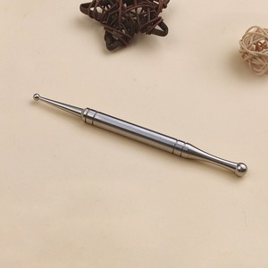 Pluma de Acupuntura de Acero Inoxidable con Doble Cabeza para Masaje Corporal, Herramienta Manual de Masaje de Tejido Profundo para Reflexología Facial - Product Image 3
