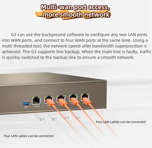 Nuovissimo Router aziendale NE AR6300 2.4G/5G di dati Wi-Fi VoIP Firewall VPN QoS cablato crittografia della serie AR6000