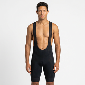 Cuissard de cyclisme noir ajusté pour homme avec matière en nylon et spandex respirante, longueur courte, style adulte - Product Image 5