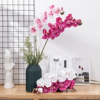 Orchidée Phalaenopsis Artificielle en Latex de Haute Qualité, Fleurs au Toucher Réel, Décoration de Mariage et de Maison, Marque Beimi, Modèle PH-002 1