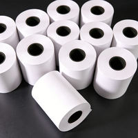 Rouleau de papier thermique blanc sans encre pour terminal de paiement (POS)