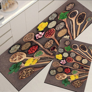 Ensemble de <span class=keywords><strong>tapis</strong></span> de <span class=keywords><strong>cuisine</strong></span> modernes en 2 pièces, <span class=keywords><strong>tapis</strong></span> de <span class=keywords><strong>cuisine</strong></span> antidérapants lavables et simples avec <span class=keywords><strong>tapis</strong></span> de sol imperméable, paillasson en mousse <span class=keywords><strong>plastique</strong></span> - Product Image 1