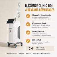 Laser fractionné CO2 JONTELASER 10600nm pulsé 40/70W pour le resserrement vaginal, l'élimination des vergetures, le blanchiment de la peau, thérapie laser haute performance